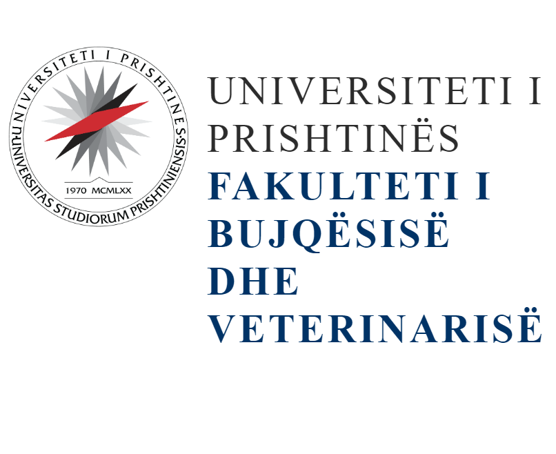 Universiteti i Prishtinës Fakulteti i Bujqësisë dhe Veterinarisë 